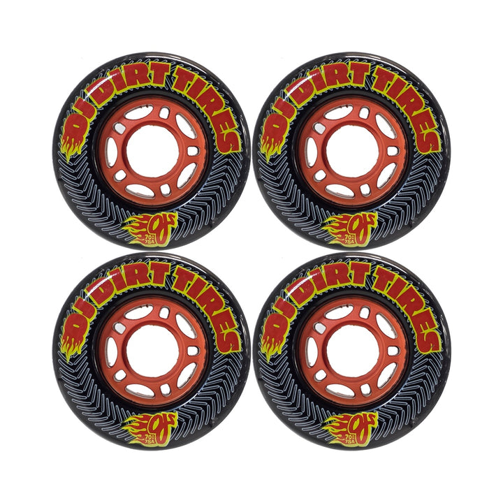 THUNDER JUICE DIRT TIRES BLK 70mm 78A スケートボード スケボー ウィール