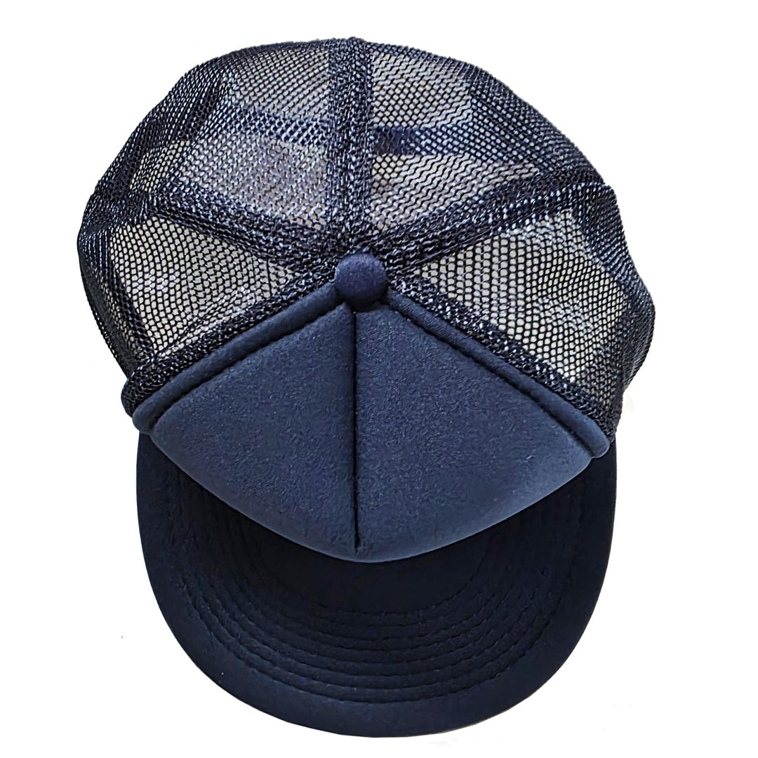 CROSS LETTER FLIP MESH HAT NAVY スケートボード スケボー キャップ メンズ アパレル 帽子