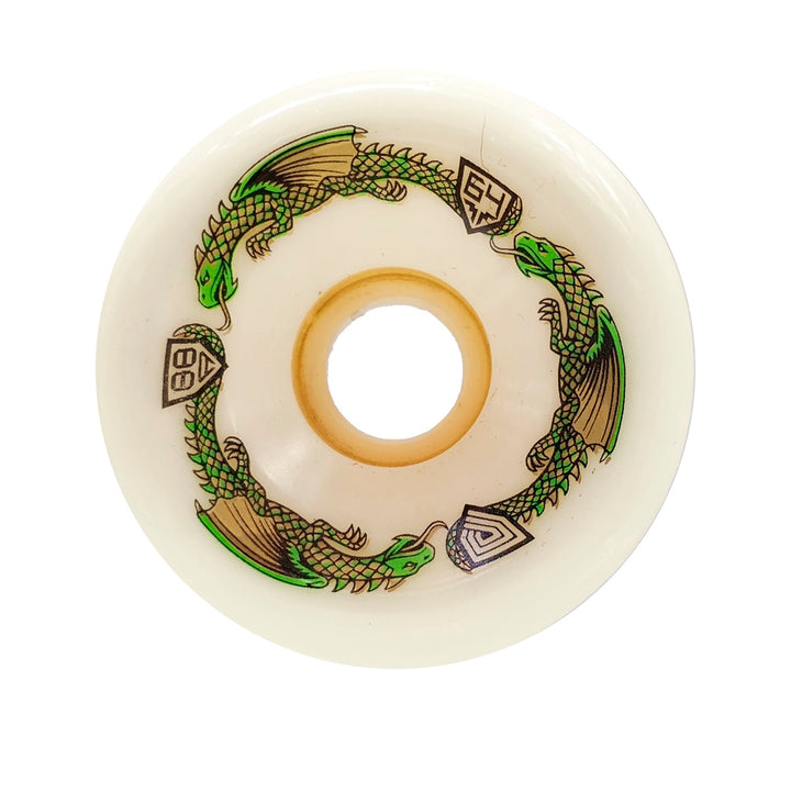 POWELL PERALTA DRAGON FORMULA GREEN 64mm×40mm 88A スケートボード スケボー ウィール