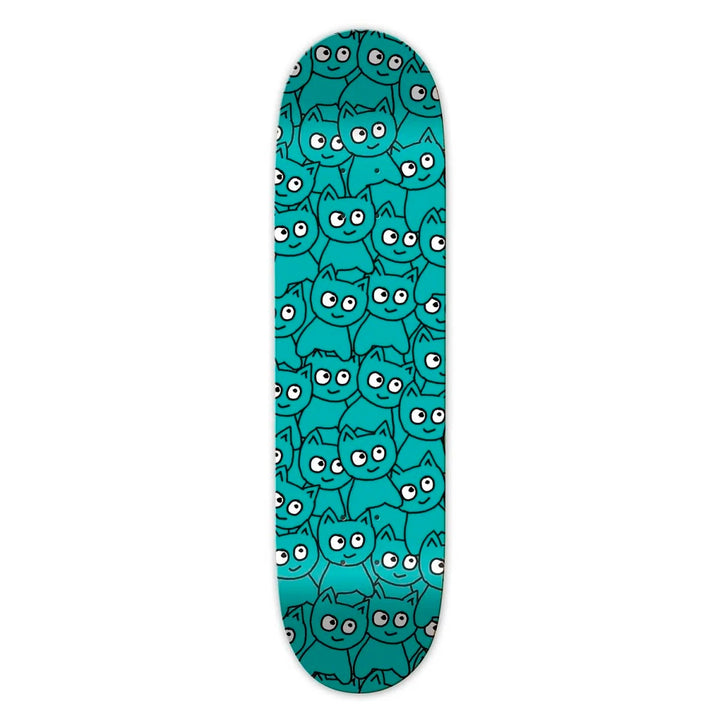 STICKER PILE TEAL 7.0 キッズサイズ スケートボード スケボー デッキ