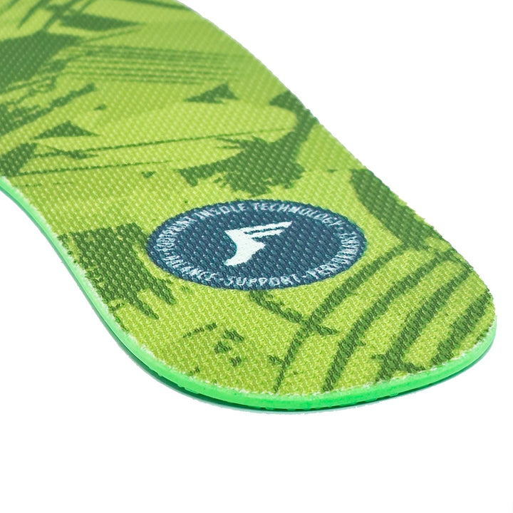 KINGFOAM FLAT INSOLES CUTTING TYPE GREEN CAMO 3mm スケートボード スケボー インソール 中敷き