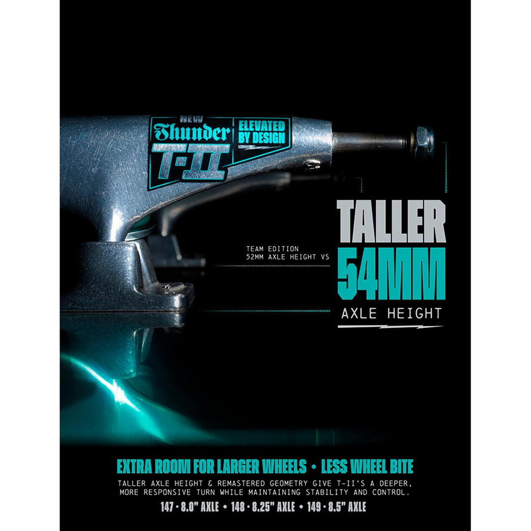 T-II POLISH 161HI スケートボード スケボー トラック 2個1セット（スケートボード1台分）