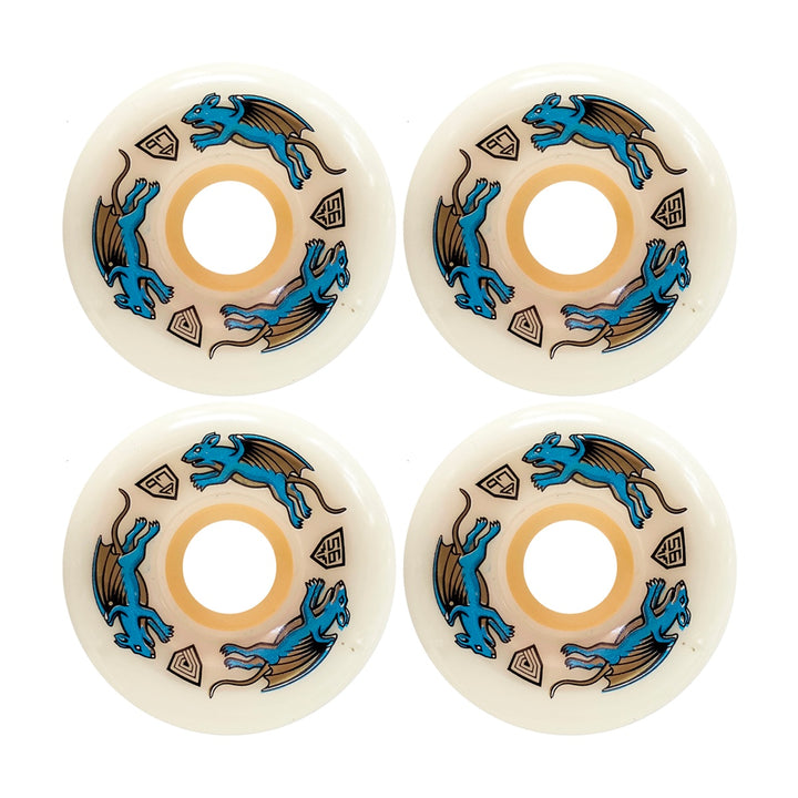 POWELL PERALTA DRAGON FORMULA BLUE NANO RAT 56x39MM 97A スケートボード スケボー ウィール