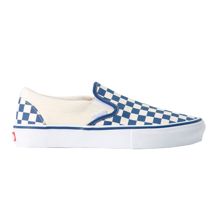 VANS SKATE SLIP-ON スリッポン BLUE CHECKERBOARD スケートボード スケボー シューズ スケシュー スニーカー 靴 メンズ