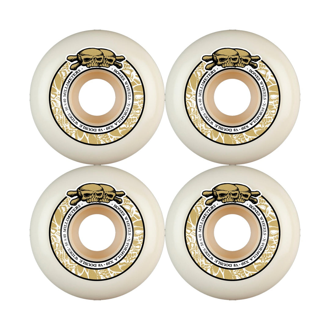 X-FORMULA DOUBLE WIDES V8 56mm 99A スケートボード スケボー ウィール