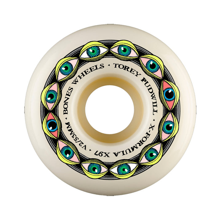 X-FORMULA PUDWILL FRYING EYES LOCKS V2 53mm 97A スケートボード スケボー ウィール