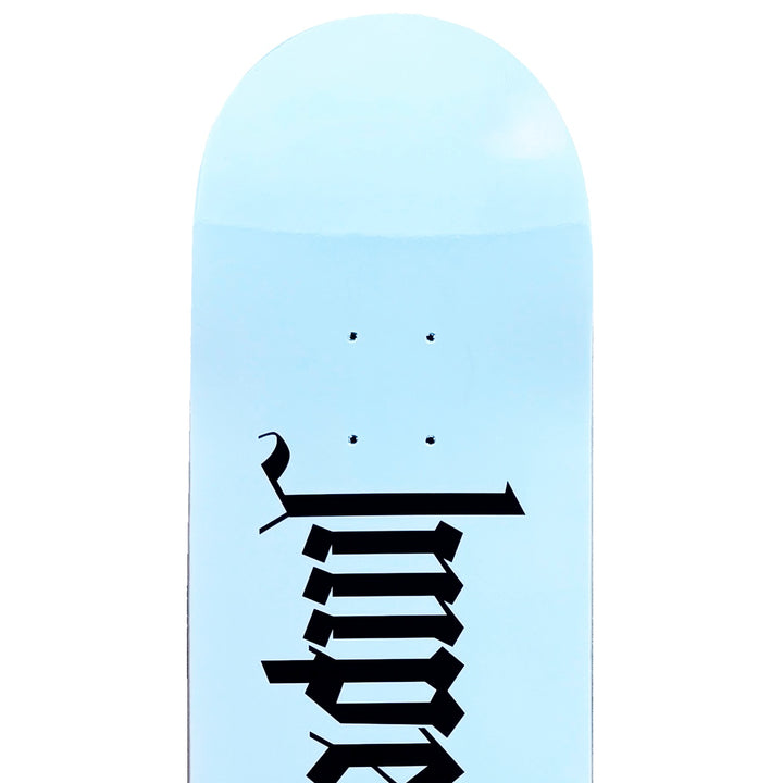 TEAM LOGO WHITE FLAT 8.0 スケートボード スケボー デッキ