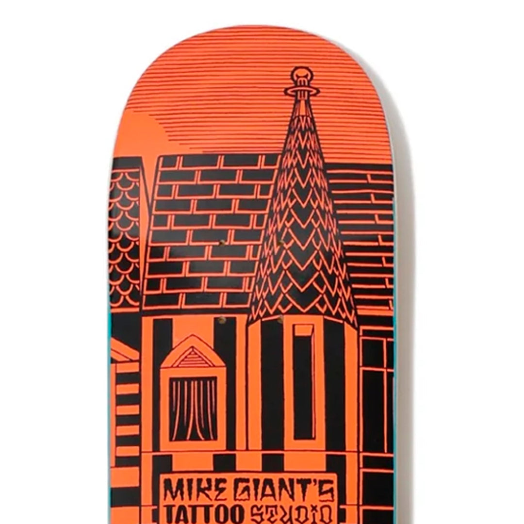 MIKE GIANT X FTC THE BLOCK ORANGE 8.375 スケートボード スケボー デッキ