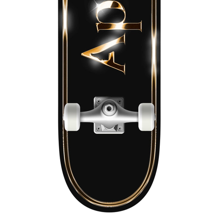 TEAM OG LOGO GOLDEN BLACK 8.0 コンプリートスケートボード スケボー コンプリート 完成組立品 セット