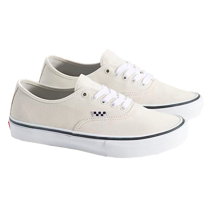 VANS SKATE AUTHNTIC スケート オーセンティック WHITE/GUNMETAL スケートボード スケボー シューズ スケシュー スニーカー 靴 メンズ