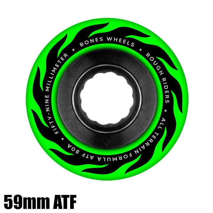 ATF ROUGH RIDERS RUNNERS ETERAL FLAME GREEN 59mm 80A (ソフトウィール)