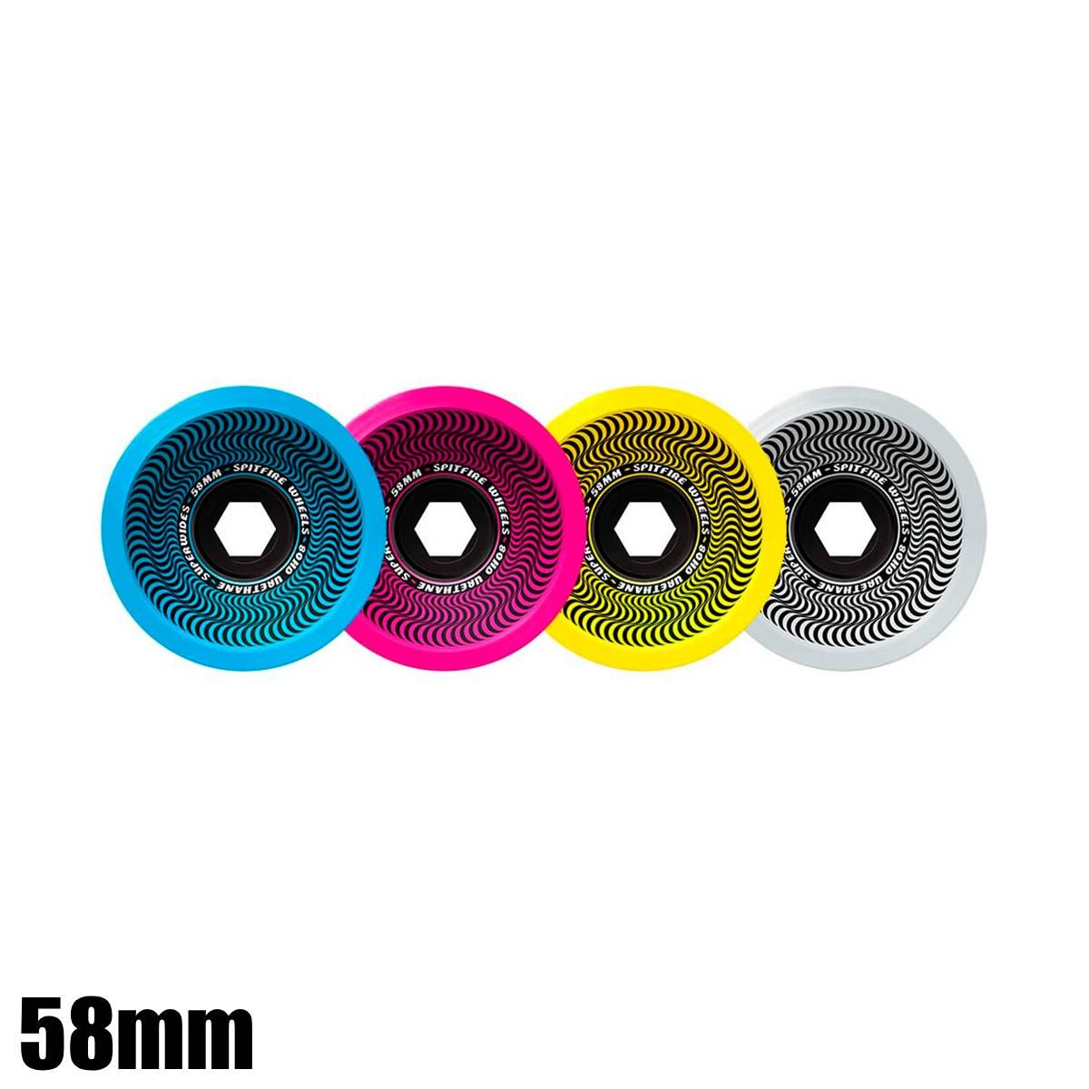 SUPERWIDES レッド スケートボード　ウィール 58mm SUPERWIDES レッド スケートボード ウィール 58mm Spitfire 80HD