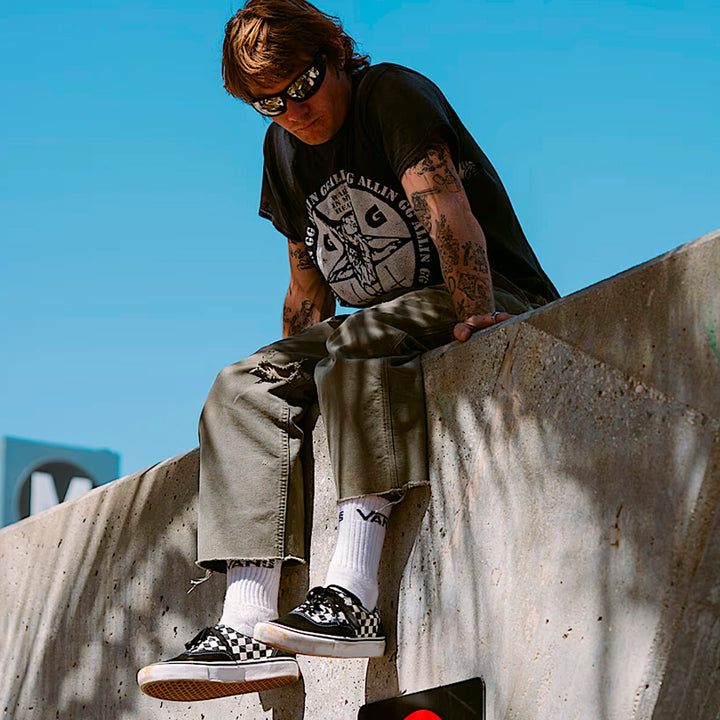 VANS SKATE ERA スケート エラ CHECKERBOARD BLACK/WHITE スケートボード スケボー シューズ スケシュー スニーカー 靴 メンズ