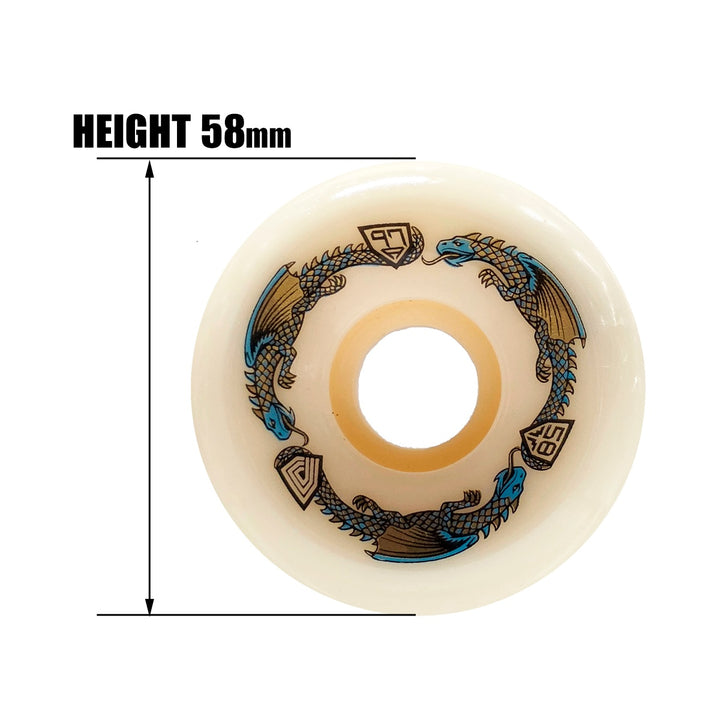 POWELL PERALTA DRAGON FORMULA RATBONEII 58mmx33mm 97A スケートボード スケボー ウィール