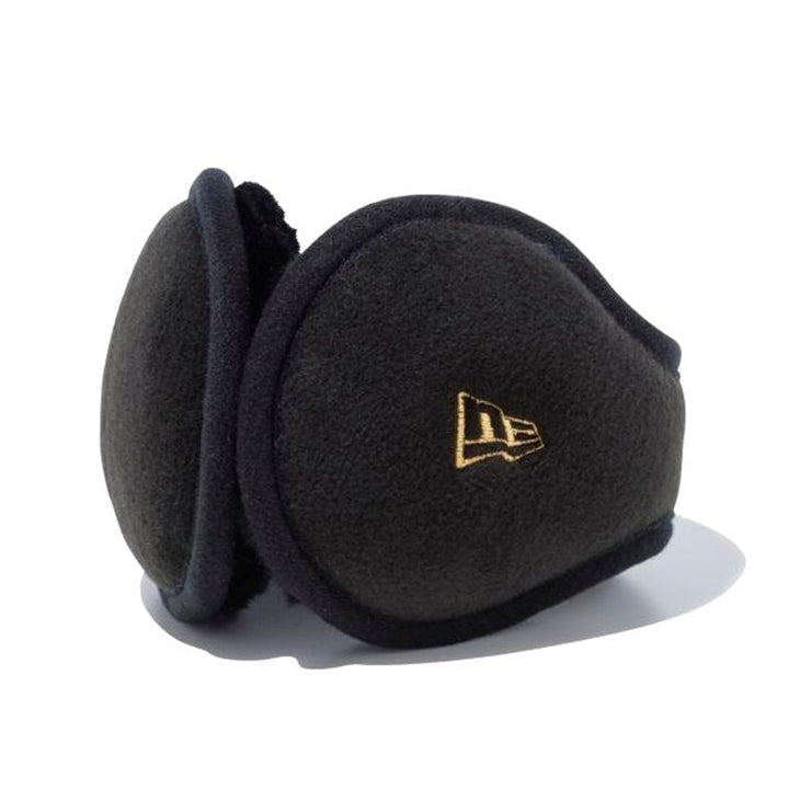 イヤーマフ フリース (ブラック/ゴールド)