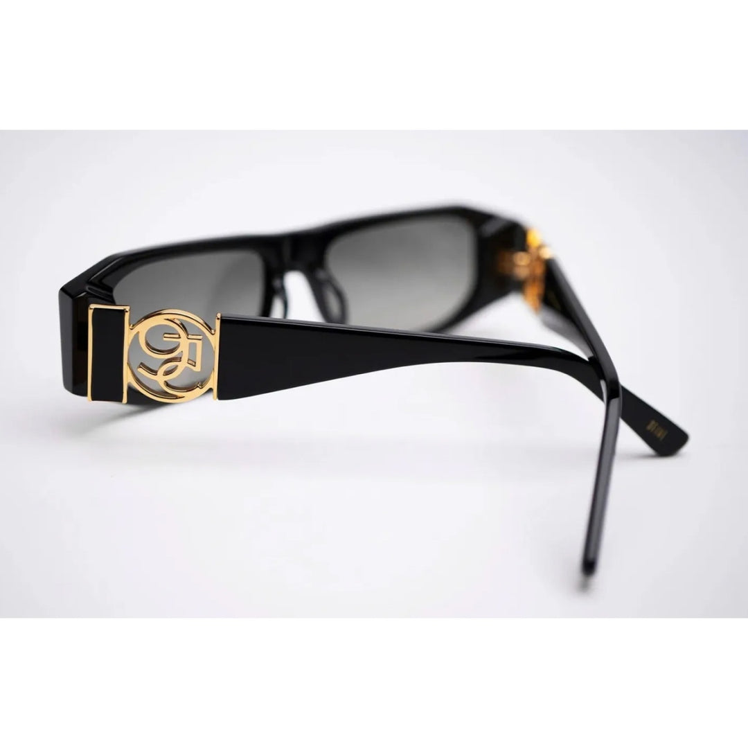 NOVEM LOC Black & 24k Gold Sunglasses ノヴェムロック / ブラック&24Kゴールド / サングラス / アジアンフィット / ナインファイブ