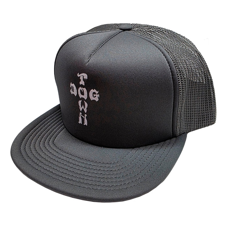 CROSS LETTER FLIP MESH HAT CHARCOAL スケートボード スケボー キャップ メンズ アパレル 帽子