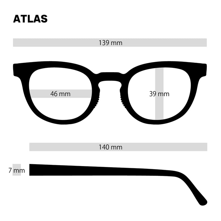 ATLAS Clear Grey Gloss x Grey WP 激撥水偏光レンズ vidg00523