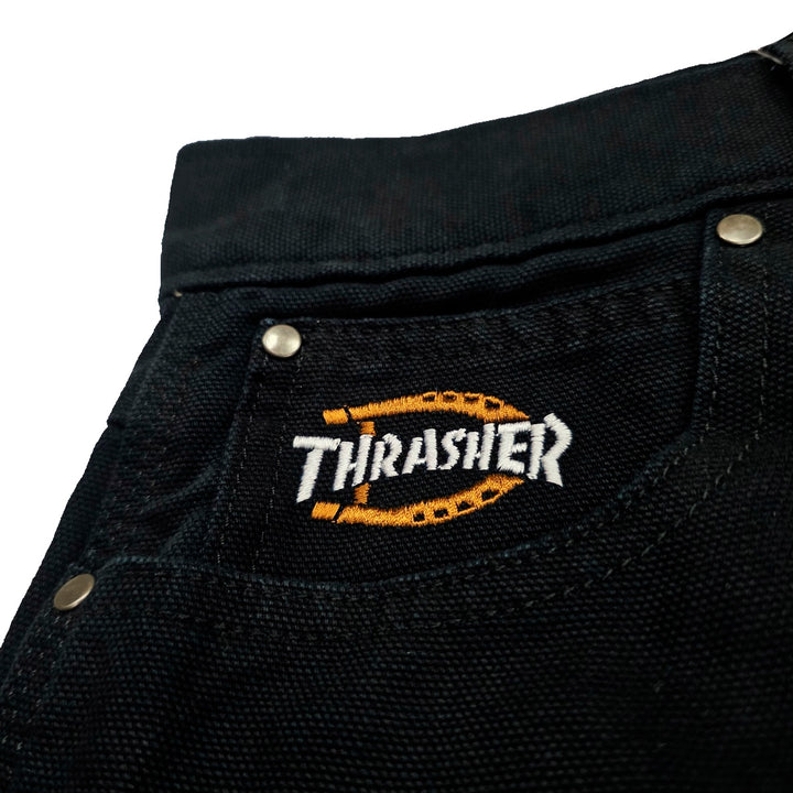 DICKIES x THRASHER Double knee pants BLACK