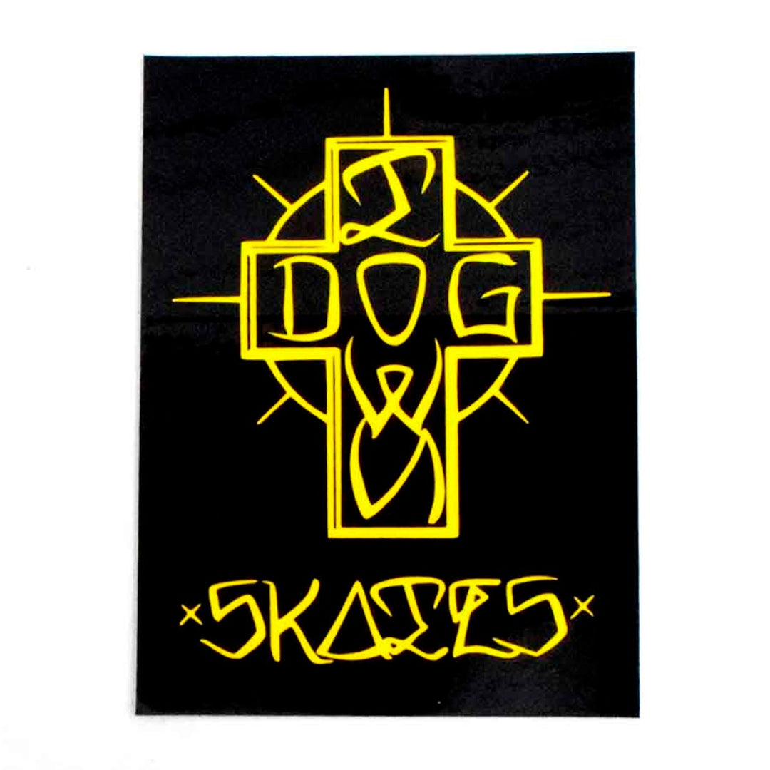 ESE CROSS BLACK ( LARGEL ) スケートボード スケボー ステッカー シール