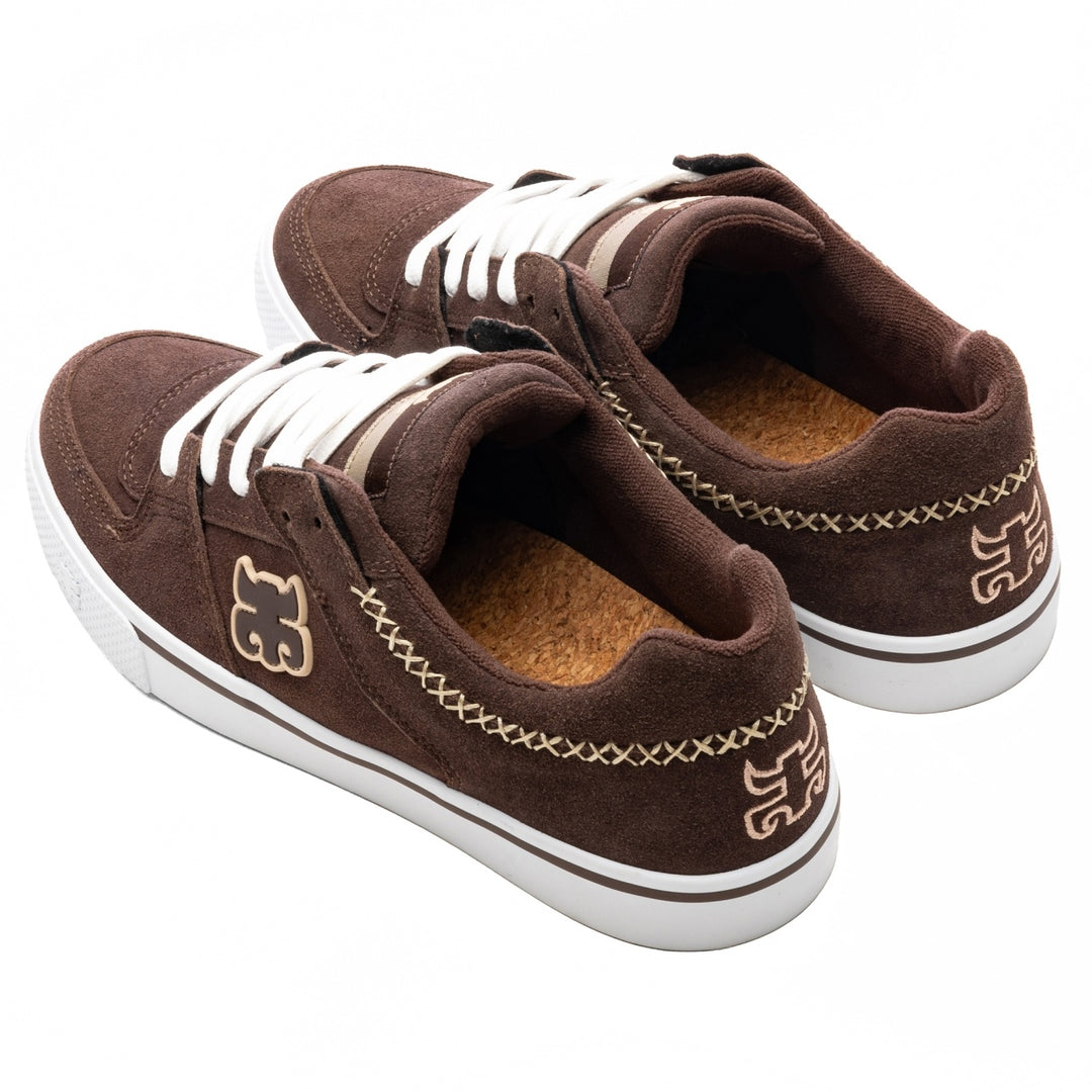 REED LOW BROWN SUEDE