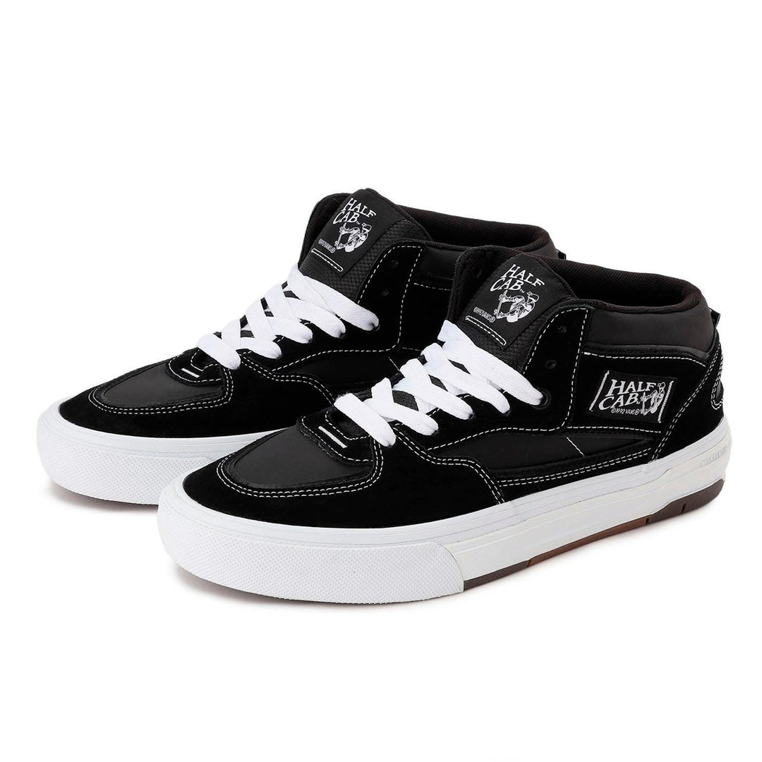 VANS SKATE HALF CAB WAFFLECUP ハーフキャブ ワッフルカップ BLACK/WHITE スケートボード スケボー シューズ スケシュー スニーカー 靴 メンズ