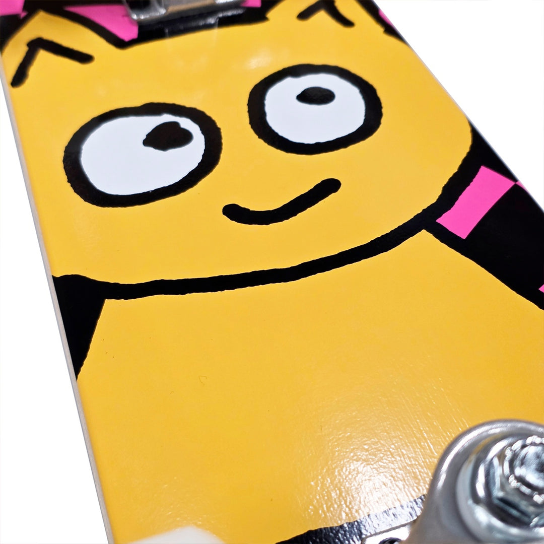 MEOW BIG CAT CHECKER TWIST COMPLETE PINK 6.5 スケートボード スケボー コンプリート 完成組立品 セット