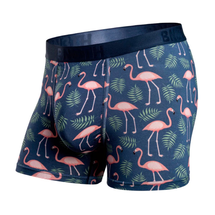CLASSIC TRUNK PRINT ( FLAMINGOS NAVY )