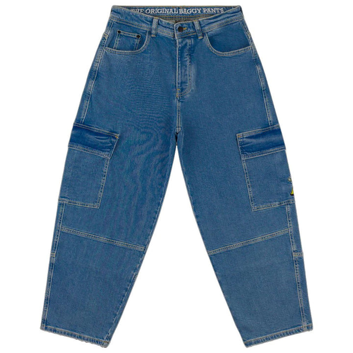 X-TRA UFO CARGO DENIM (WASHED BLUE) U1091-C01S01