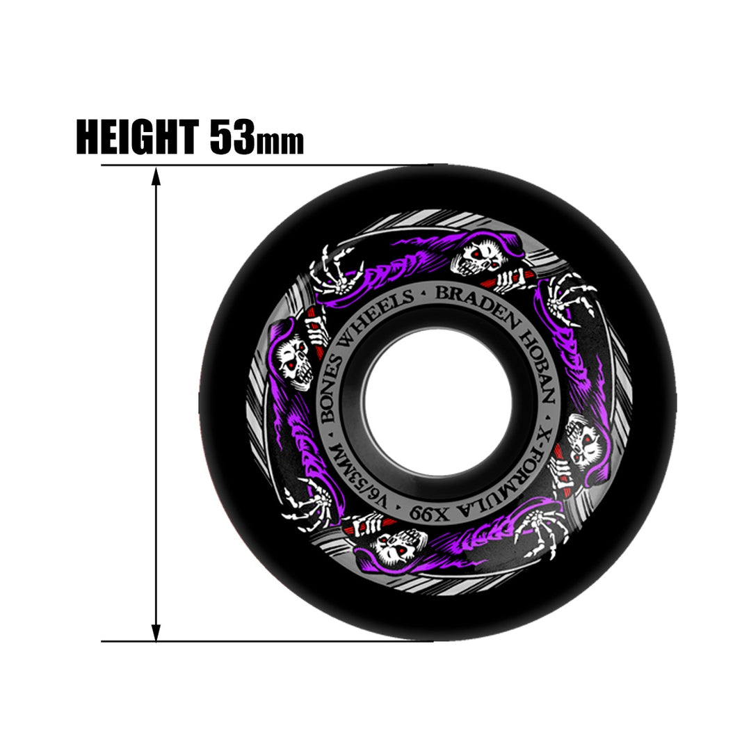X-FORMULA HOBAN REAPER WIDECUTS V6 53mm 99A スケートボード スケボー ウィール