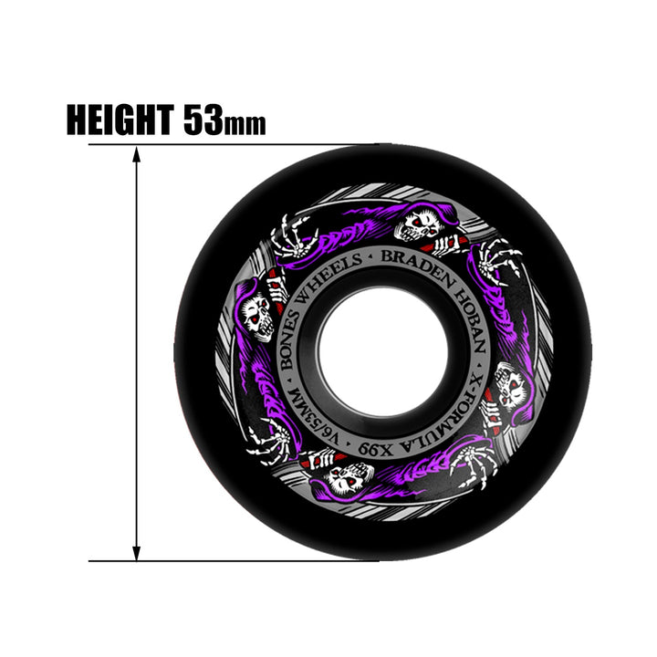 X-FORMULA HOBAN REAPER WIDECUTS V6 53mm 99A スケートボード スケボー ウィール