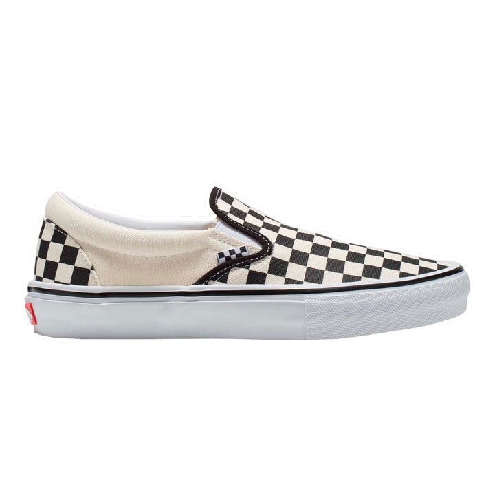 VANS SKATE SLIP-ON スリッポン CHECKERBOARD BLACK/OFF