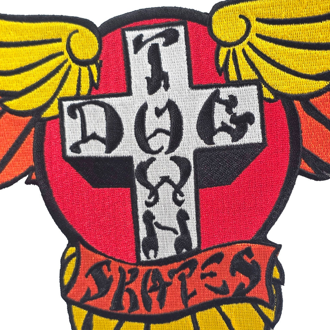 Dogtown Embroidered Patch Wings 30cm スケートボード スケボー パッチ ワッペン