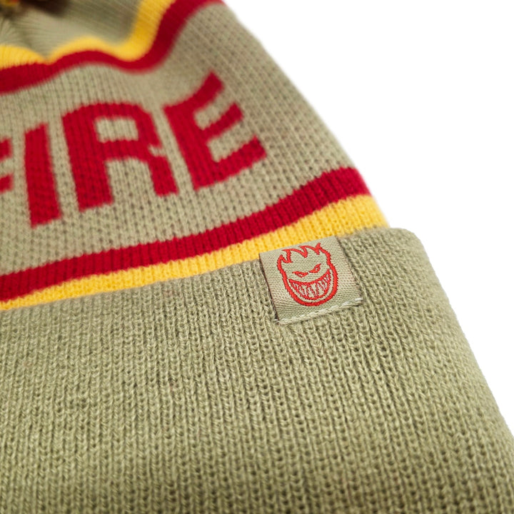 CLASSIC’87 FILL POM BEANIE (TAN/GOLD)