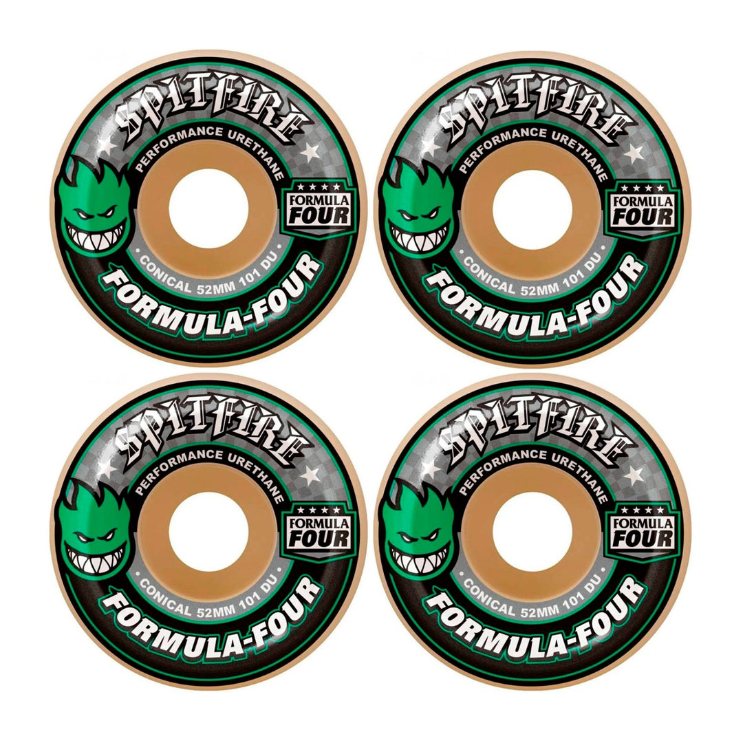 F4 101 DURO CONICAL GREEN PRINT 52mm