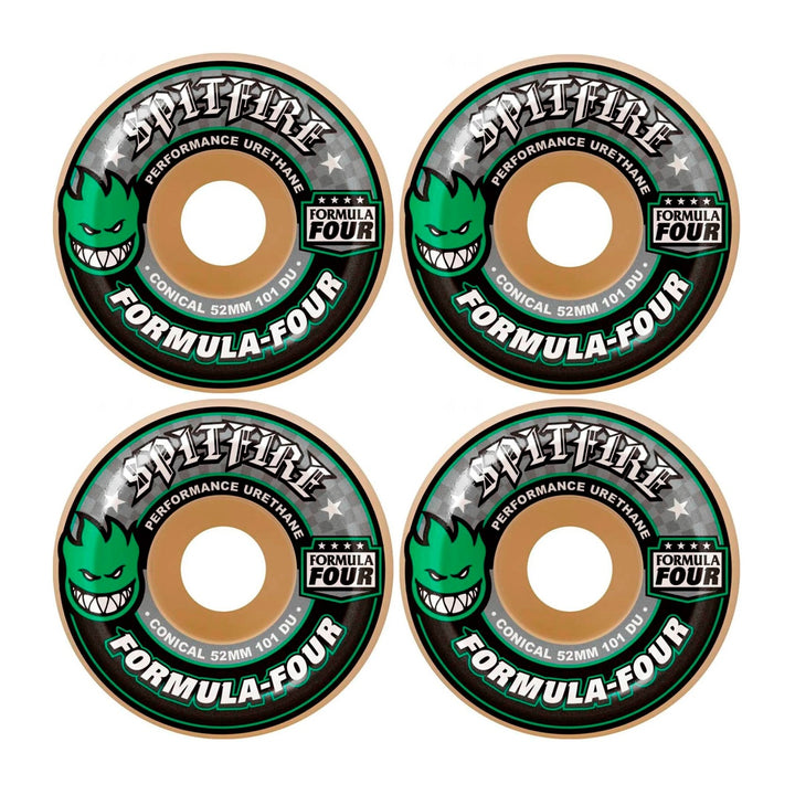 F4 101 DURO CONICAL GREEN PRINT 52mm