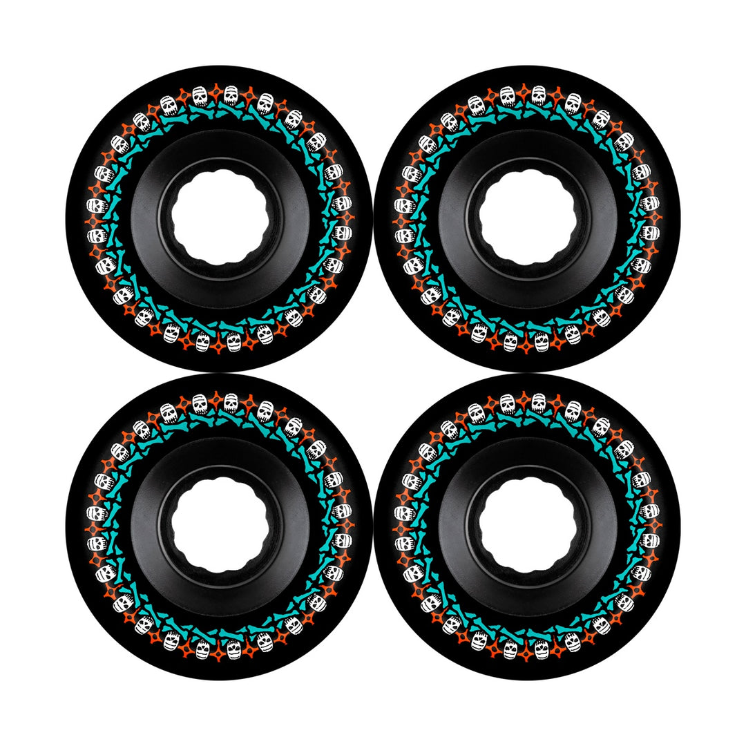 ATF ALL TERRAIN FORMURA ROUGH RIDERS BLACK 56mm 80A スケートボード スケボー ウィール