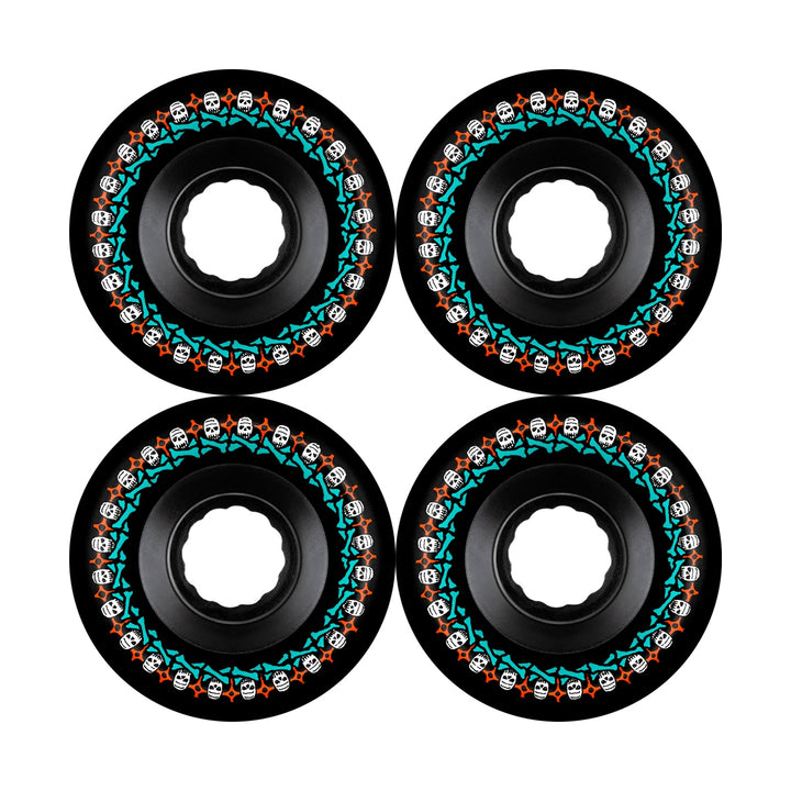 ATF ALL TERRAIN FORMURA ROUGH RIDERS BLACK 56mm 80A スケートボード スケボー ウィール
