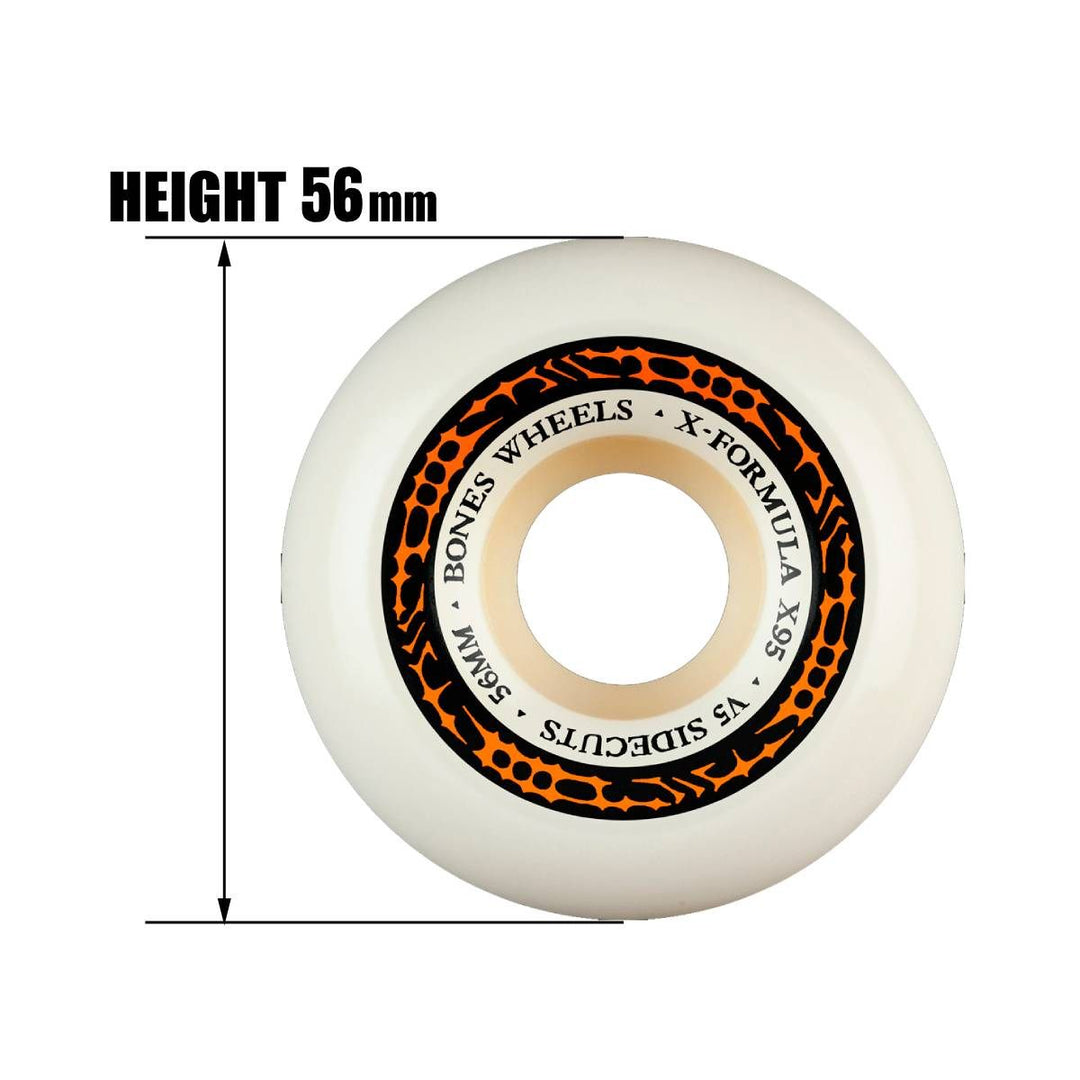 X-FORMULA SIDECUTS V5 56mm 95A スケートボード スケボー ウィール
