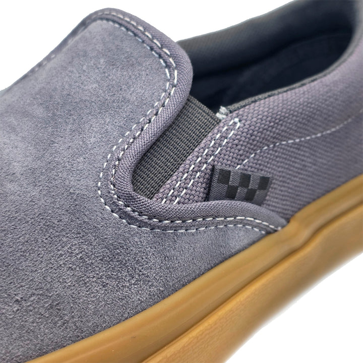 VANS SKATE SLIP-ON (スリッポン) CREPE-NAVY/GUM スケートボード スケボー シューズ スケシュー スニーカー 靴 メンズ