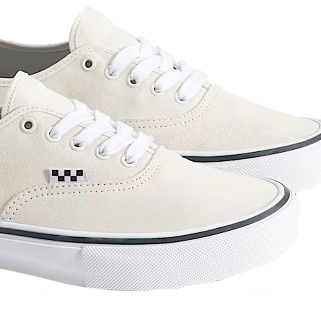 VANS SKATE AUTHNTIC スケート オーセンティック WHITE/GUNMETAL スケートボード スケボー シューズ スケシュー スニーカー 靴 メンズ