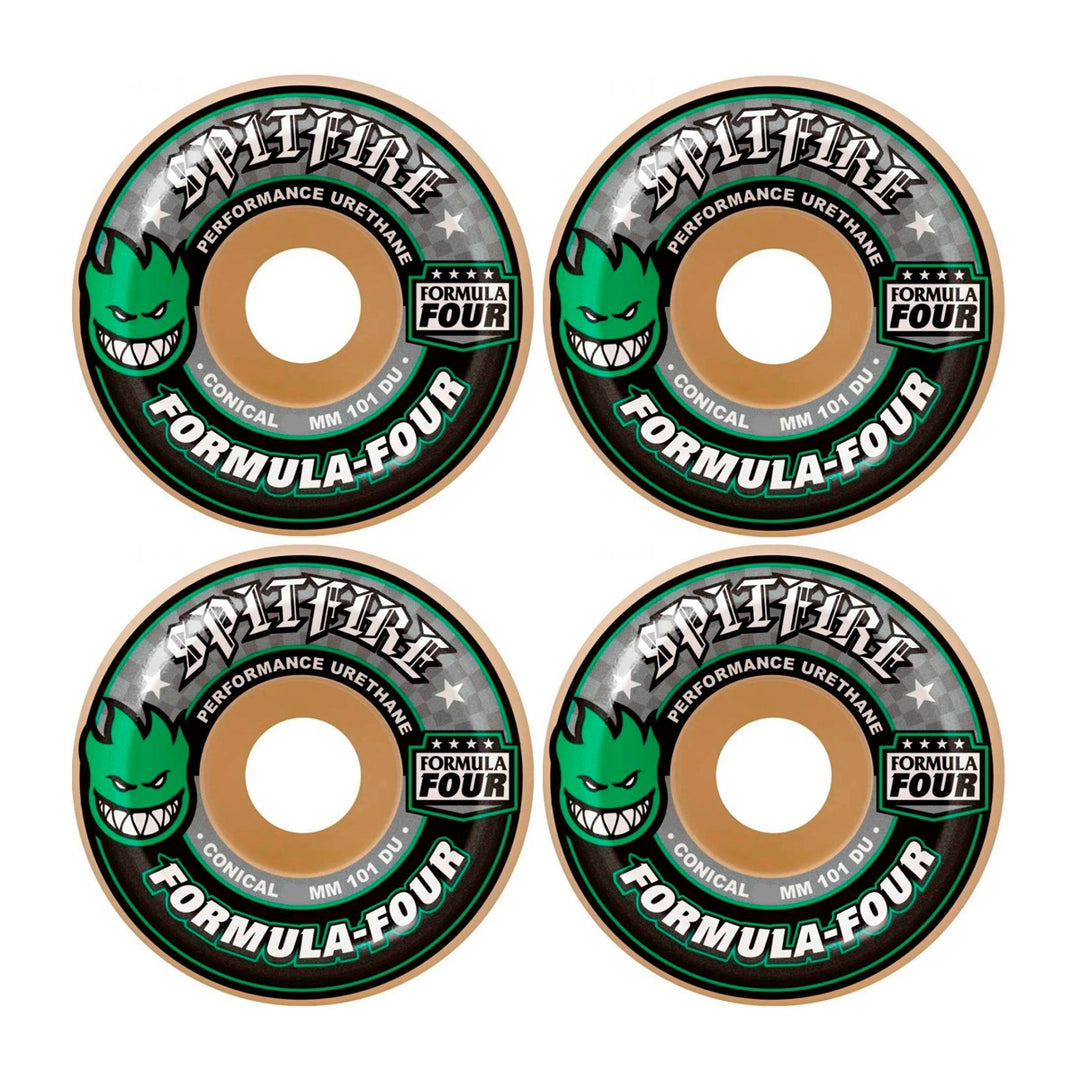 F4 101 DURO CONICAL GREEN PRINT 56mm