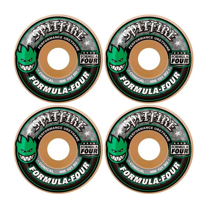 F4 101 DURO CONICAL GREEN PRINT 56mm