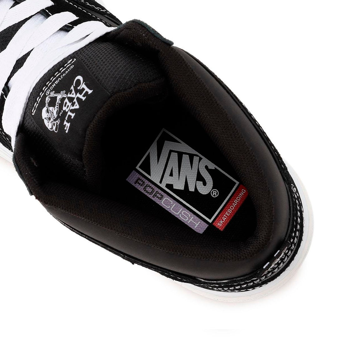 VANS SKATE HALF CAB WAFFLECUP ハーフキャブ ワッフルカップ BLACK/WHITE スケートボード スケボー シューズ スケシュー スニーカー 靴 メンズ