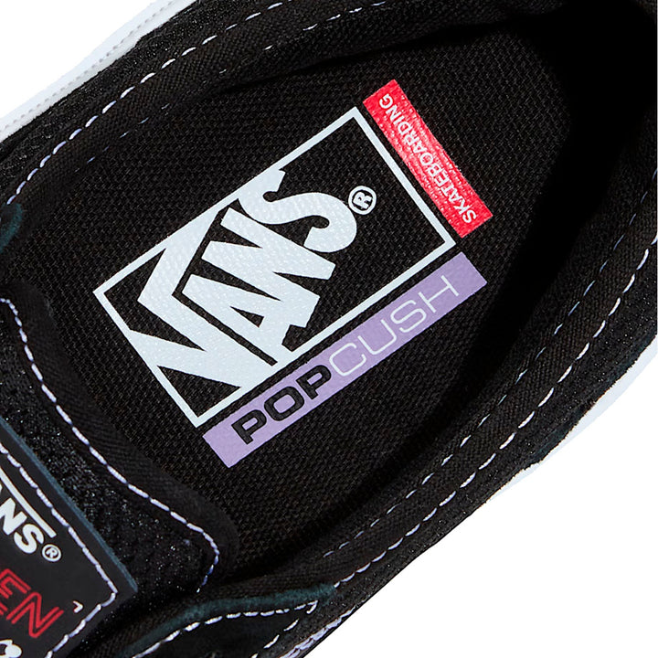 VANS SKATE CURREN CAPLES (カレン・ケープルズ) BLACK/WHITE スケートボード スケボー シューズ スケシュー スニーカー 靴 メンズ