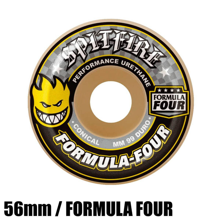 F4 99 DURO CONICAL YELLOW PRINT 56mm U2788-C01S01