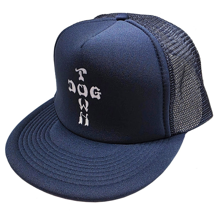 CROSS LETTER FLIP MESH HAT NAVY スケートボード スケボー キャップ メンズ アパレル 帽子