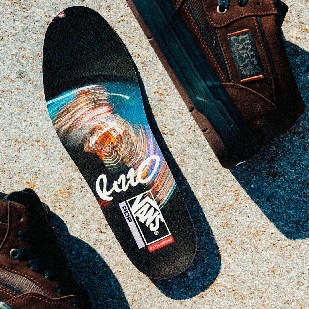 VANS SKATE HALF CAB WAFFLECUP Dick Rizzo ハーフキャブ ワッフルカップ BROWN/BLACK スケートボード スケボー シューズ スケシュー スニーカー 靴 メンズ