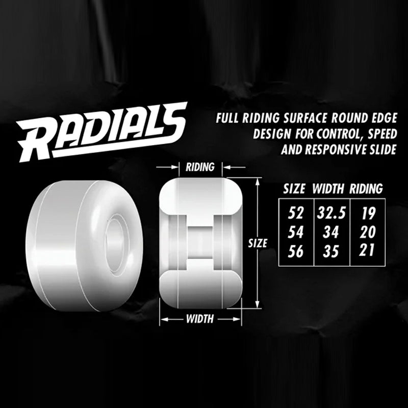 F4 93DURO SOFT SLIDERS RADIAL 56mm