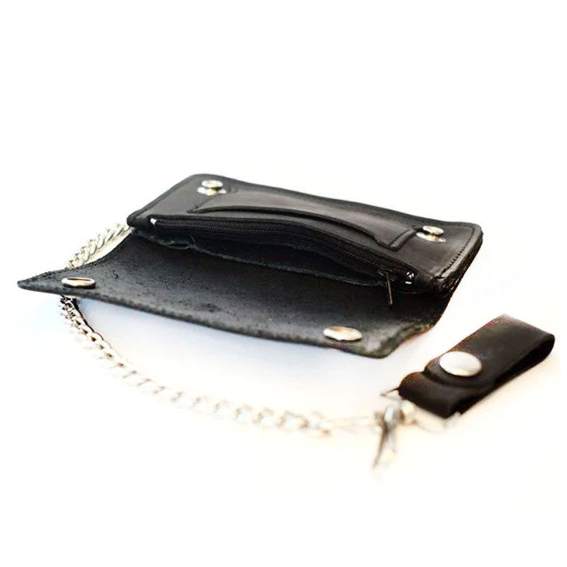 LEATHER CHAIN WALLET U0078-C01S01